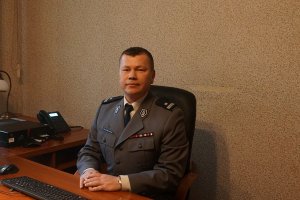Zastępca Komendanta Komisariatu Policji IV w Katowicach podinspektor Janusz Grzymisławski