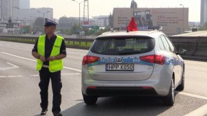 Katowiccy policjanci zabezpieczali Silesia Marathon