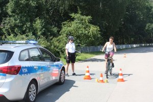 Jednośladem bezpiecznie do celu… wraz z policyjnym patrolem rowerowym