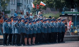na zdjęciu widać policjantów kadry kierowniczej garnizonu Śląskiego