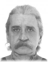  na zdjeciu widac zaginionego mieszkańca katowic, włosy siwe, pod nosem wąs siwy