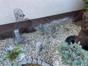 zdjęcie ogrodowe: rzeźba ogrodowa z metalu