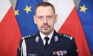 zdjęcie kolorowe: Komendant Główny Policji insp. Marek Boroń